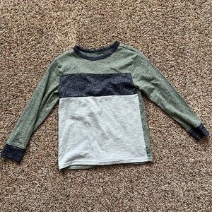 Boy’s Colorblock Green Top